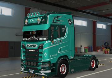 Scania S 2016 Skin version 1.0 for Euro Truck Simulator 2 (v1.43.x)