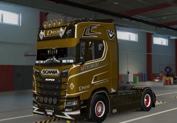 Scania S 2016 Skin version 1.0 for Euro Truck Simulator 2 (v1.43.x)