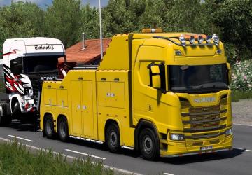 Scania S 2016 Wrecker Chassis Add-Ons version 1.0 for Euro Truck Simulator 2 (v1.53.x)