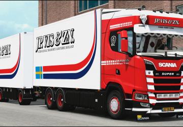 Scania S 500 JP Vis Zn version 1.0 for Euro Truck Simulator 2 (v1.39.x)
