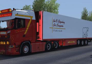 Scania S Laurens Rolling + Trailer version 1.0 for Euro Truck Simulator 2 (v1.39.x)