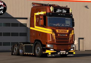 Scania S Paintjobs version 1.0 for Euro Truck Simulator 2 (v1.39.x)