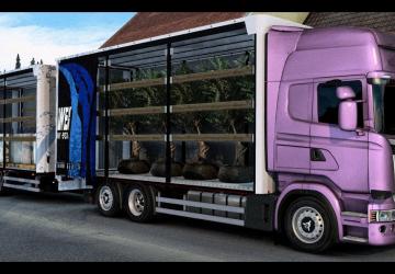 Scania S&R 2016 & RJL Wielton Tandem version 1.0 for Euro Truck Simulator 2 (v1.44.x, 1.45.x)
