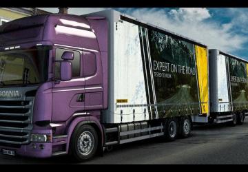 Scania S&R 2016 & RJL Wielton Tandem version 1.0 for Euro Truck Simulator 2 (v1.44.x, 1.45.x)