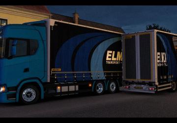Scania S&R 2016 & RJL Wielton Tandem version 1.0 for Euro Truck Simulator 2 (v1.44.x, 1.45.x)