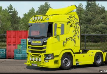 Scania S&R «GRIFFIN» Multicolor Skin version 1.0 for Euro Truck Simulator 2 (v1.36.x)