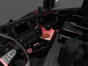 Scania S Red Line Interior version 1.0 for Euro Truck Simulator 2 (v1.28.x, 1.30.x)