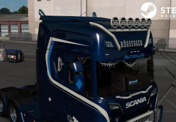 Scania S RUGSEGGER skin version 1.0 for Euro Truck Simulator 2 (v1.36.x)