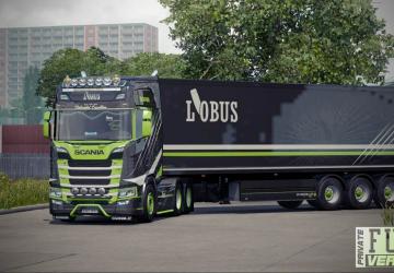 Scania S + Schwarzmuller L’OBUS skin version 1.0 for Euro Truck Simulator 2 (v1.36.x)