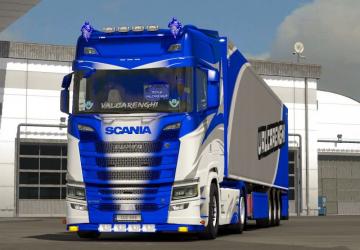 Scania S Valcarenghi Skin version 1.0 for Euro Truck Simulator 2 (v1.35.x)