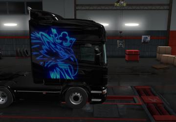 Scania skin version 1.0 for Euro Truck Simulator 2 (v1.32.x, - 1.34.x)