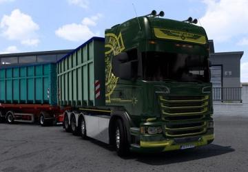 Scania SpecTransGroup 8X2/8X4 version 5.5 for Euro Truck Simulator 2 (v1.54.x)