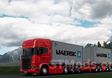 Scania SpecTransGroup 8X2/8X4 version 5.5 Fix 1 for Euro Truck Simulator 2 (v1.54.x)