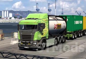 Scania SpecTransGroup 8X2/8X4 version 5.5 Fix for Euro Truck Simulator 2 (v1.54.x)