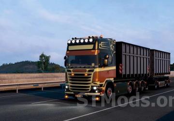 Scania SpecTransGroup 8X2/8X4 version 5.5 Fix for Euro Truck Simulator 2 (v1.54.x)