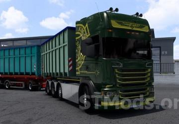 Scania SpecTransGroup 8X2/8X4 version 5.5 Fix for Euro Truck Simulator 2 (v1.54.x)