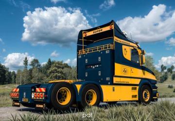 Scania T580 ASG Transport version 2.0 for Euro Truck Simulator 2 (v1.54.x, 1.55.x)