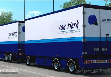 Scania Van Herk version 4.0 for Euro Truck Simulator 2 (v1.39.x)