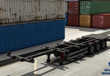 Schmitz 40ft 20ft version 1.0 for Euro Truck Simulator 2 (v1.39-1.46)