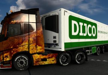 Schmitz Dijco Trailer version 2.0 for Euro Truck Simulator 2 (v1.47.x, 1.48.x)