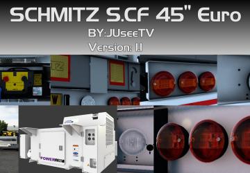 Schmitz S.CF 45’ Euro version 1.1 for Euro Truck Simulator 2 (v1.43.x)
