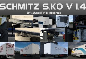 Schmitz S.KO Reconstructed version 1.7 for Euro Truck Simulator 2 (v1.43.x)