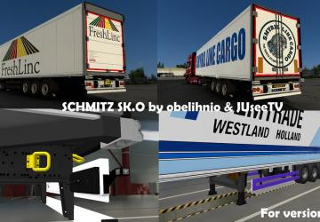 Schmitz S.KO Reconstructed version 1.7 for Euro Truck Simulator 2 (v1.43.x)