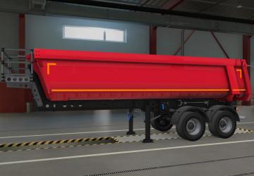 Schmitz SKI18 & 24 Tipper Trailer version 1.0 for Euro Truck Simulator 2 (v1.40.x, - 1.43.x)
