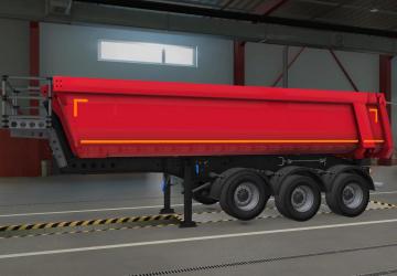 Schmitz SKI18 & 24 Tipper Trailer version 1.0 for Euro Truck Simulator 2 (v1.40.x, - 1.43.x)