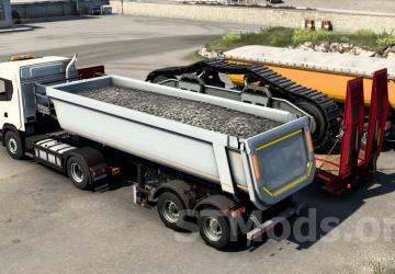 Schmitz SKI18 & 24 Tipper Trailer version 1.1 for Euro Truck Simulator 2 (v1.49.x)
