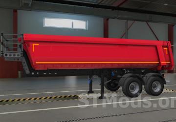 Schmitz SKI18 & 24 Tipper Trailer version 1.1 for Euro Truck Simulator 2 (v1.49.x)