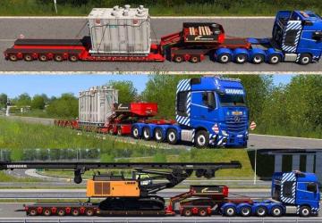 SCS Actros MP4 10×4 Chassis version 1.0 for Euro Truck Simulator 2 (v1.49.x)