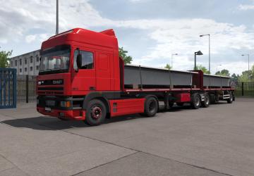 SCS Flatbed B-Double version 1.4 for Euro Truck Simulator 2 (v1.43.x)