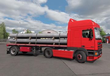 SCS Flatbed B-Double version 1.4 for Euro Truck Simulator 2 (v1.43.x)