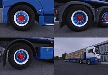 SCS Wheels Rework version 1.0 for Euro Truck Simulator 2 (v1.47.x, 1.48.x)