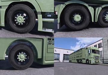 SCS Wheels Rework version 1.0 for Euro Truck Simulator 2 (v1.47.x, 1.48.x)