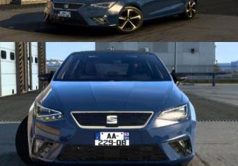 Seat Ibiza FR 2022 version 1.0 for Euro Truck Simulator 2 (v1.46.x, 1.47.x)