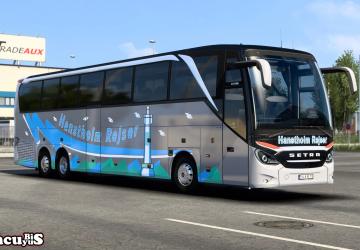 Setra S517 HDH Topclass version 1.3 for Euro Truck Simulator 2 (v1.43.x)