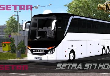 Setra S 517 HDH 2021 version 1.0 for Euro Truck Simulator 2 (v1.40.x, 1.41.x)