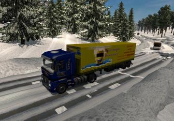 Map Northern Expanses version 13.4 for Euro Truck Simulator 2 (v1.54.x)