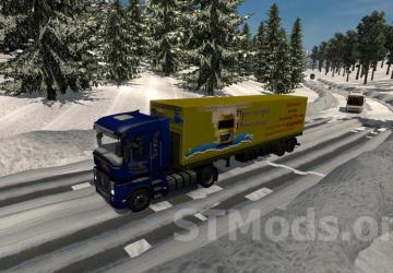 Map Northern Expanses version 13.5 for Euro Truck Simulator 2 (v1.54.x)