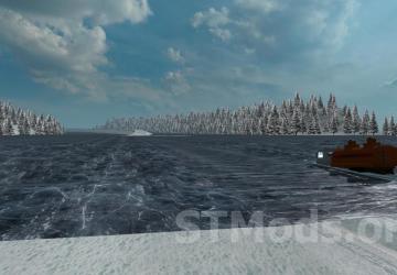 Map Northern Expanses version 13.5 for Euro Truck Simulator 2 (v1.54.x)