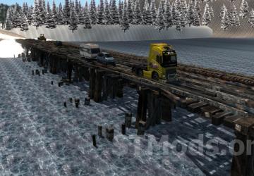 Map Northern Expanses version 13.5 for Euro Truck Simulator 2 (v1.54.x)