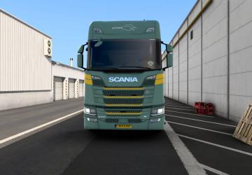 Shärer Transport AG skin pack for Scania R and Krone Profiliner v1.0 for Euro Truck Simulator 2 (v1.40.x, 1.41.x)