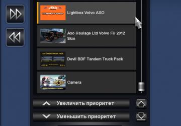 Volvo Lightbox Templates version 1.0 for Euro Truck Simulator 2 (v1.37.x, 1.38.x)