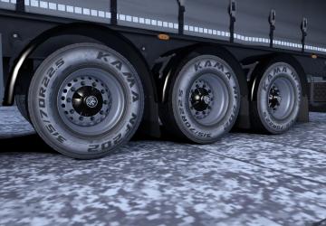 Kama Tires for Truck and Trailer version 1.0 for Euro Truck Simulator 2 (v1.35.x)
