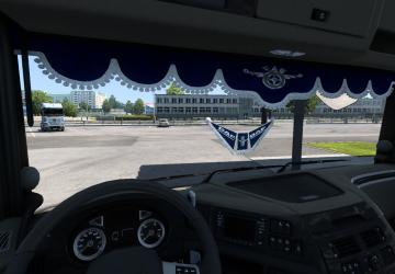 Curtains for DAF version 1.1 for Euro Truck Simulator 2 (v1.40.x)