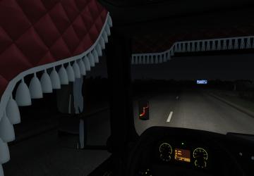 Curtains for Kamaz-5490/65206 version 2.0 for Euro Truck Simulator 2 (v1.41.x)