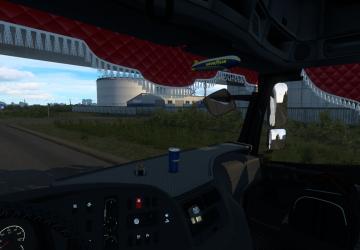Curtains for Kamaz-5490/65206 version 2.0 for Euro Truck Simulator 2 (v1.41.x)