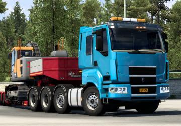 SISU R500/C500/C600 version 22.1.25 for Euro Truck Simulator 2 (v1.43.x)